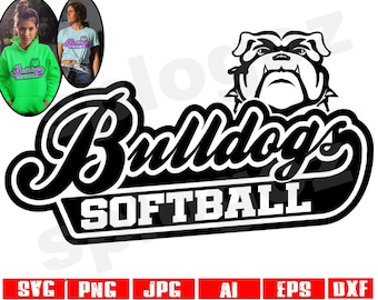 Bulldogs softball svg Bulldog softball svg Bulldogs softball png Bulldogs svg Bulldog svg Bulldog png Cricut projects Bulldogs design svg