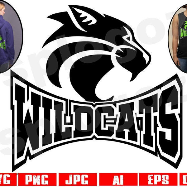 Wildcats svg Wildcat svg Wildcats png Wildcats mascot svg Wildcats design Wildcat logo Wildcats logo svg Wildcats school spirit Cricut svg