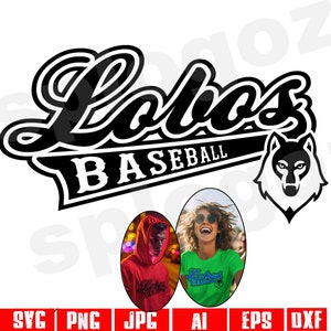Lobos baseball svg, Lobo baseball svg, Lobos baseball png, Lobos svg, Lobo svg, Lobos mascot svg, school spirit svg, Cricut projects png