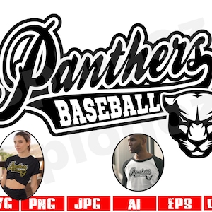 Panthers baseball svg Panther baseball svg Panthers baseball png Panther baseball svg Panthers svg Panther svg Cricuts svg Panthers mascot