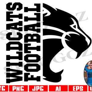 Wildcats football svg Wildcat football svg Wildcats football png Wildcats svg Wildcat svg Wildcats football design Cricut svg Wildcats png