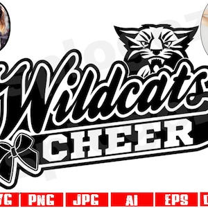 Wildcats cheer svg Wildcat cheer svg Wildcats cheerleading svg Wildcat cheerleading svg Wildcats cheer png Wildcats mascot svg Cricut design