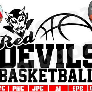 Baloncesto de los Red Devils svg, Red Devils svg, Baloncesto de los Red Devils png, Baloncesto de los Red Devils, Mascota de los Red Devils, Camiseta de los Red Devils, Cricut svg