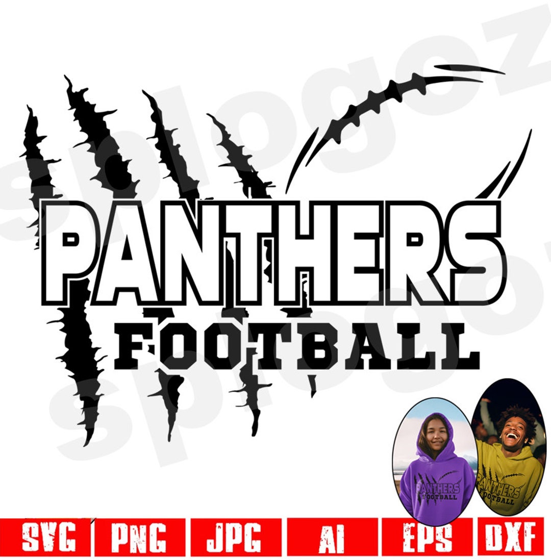 Panthers Football Svg, Panther Football Svg , Panther Svg, Panthers Svg