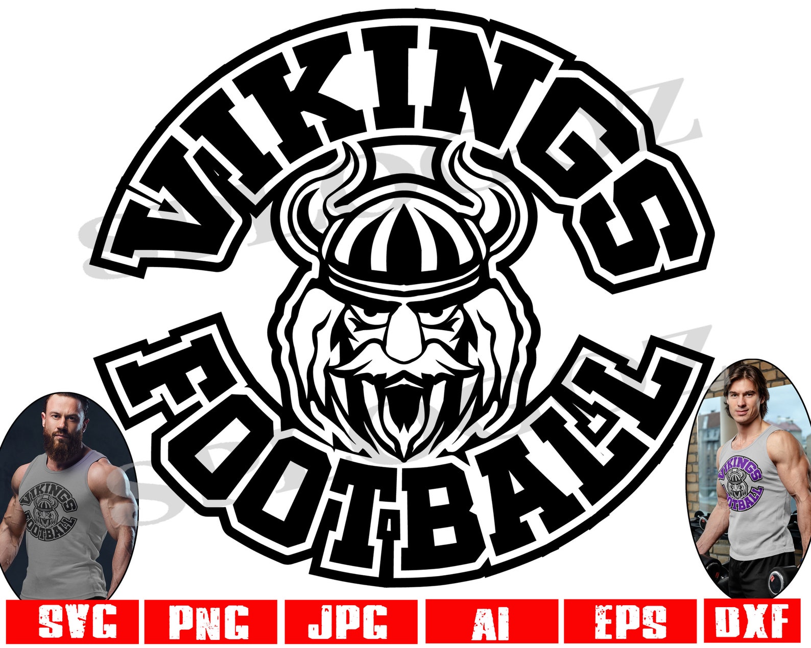 Vikings Football Svg Viking Football Svg Viking Svg Vikings Etsy