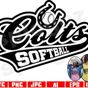 Colts softball svg Colt softball svg Colts softball png Colts svg Colt svg Colt png Colts mascot svg Cricut svg School spirit svg Colts logo