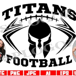 Titans football svg, Titan football svg, Titans svg, Titan svg, Titans football png, Titans school spirit, Titans mom png, Cricut designs
