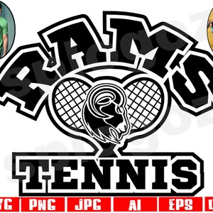 Rams tennis svg Ram tennis svg Rams tennis png Rams svg Ram svg Rams mascot svg Rams mascot png Rams spirit svg Cricut svg Cricut projects