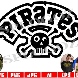 Pirates svg, Pirate svg, Pirates mascot png, Pirates logo svg,  SVG Cut File, SVG for Cricut or Silhouette, School Spirit svg sports dxf