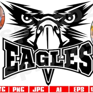 Eagles svg Eagle svg Eagles mascot svg Eagles png Eagles School spirit svg Eagles school svg Cricut svg Eagles school mascot Silhouette png