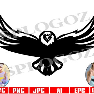 Hawks svg, Hawk svg mascot, Hawk png Digital Download, SVG Cut File, SVG for Cricut or Silhouette Hawk School Spirit svg, sports Hawks png