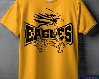 Eagles tshirt Eagles school spirit shirt Eagles team shirt Eagles logo Eagle design Tshirt eagle Team designs game shirt sports tshirt
