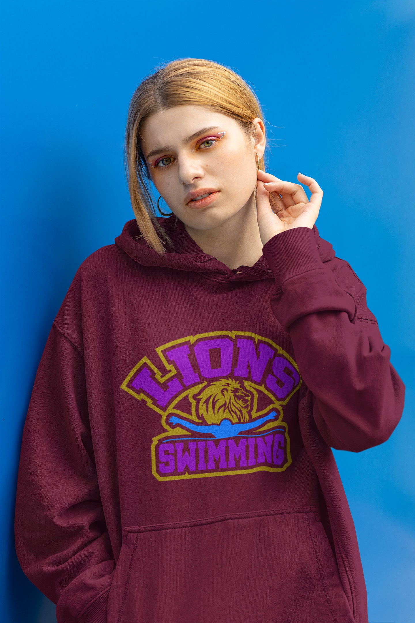 Lions Swimming Svg Lion Swimming Svg Lions Swimming Png Lions Svg Lion ...