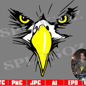 Eagle svg, Eagles svg mascotte, Eagle SVG digitale download, knippen SVG-bestand, SVG voor Cricut of Silhouette, School Spirit svg, American Eagle svg