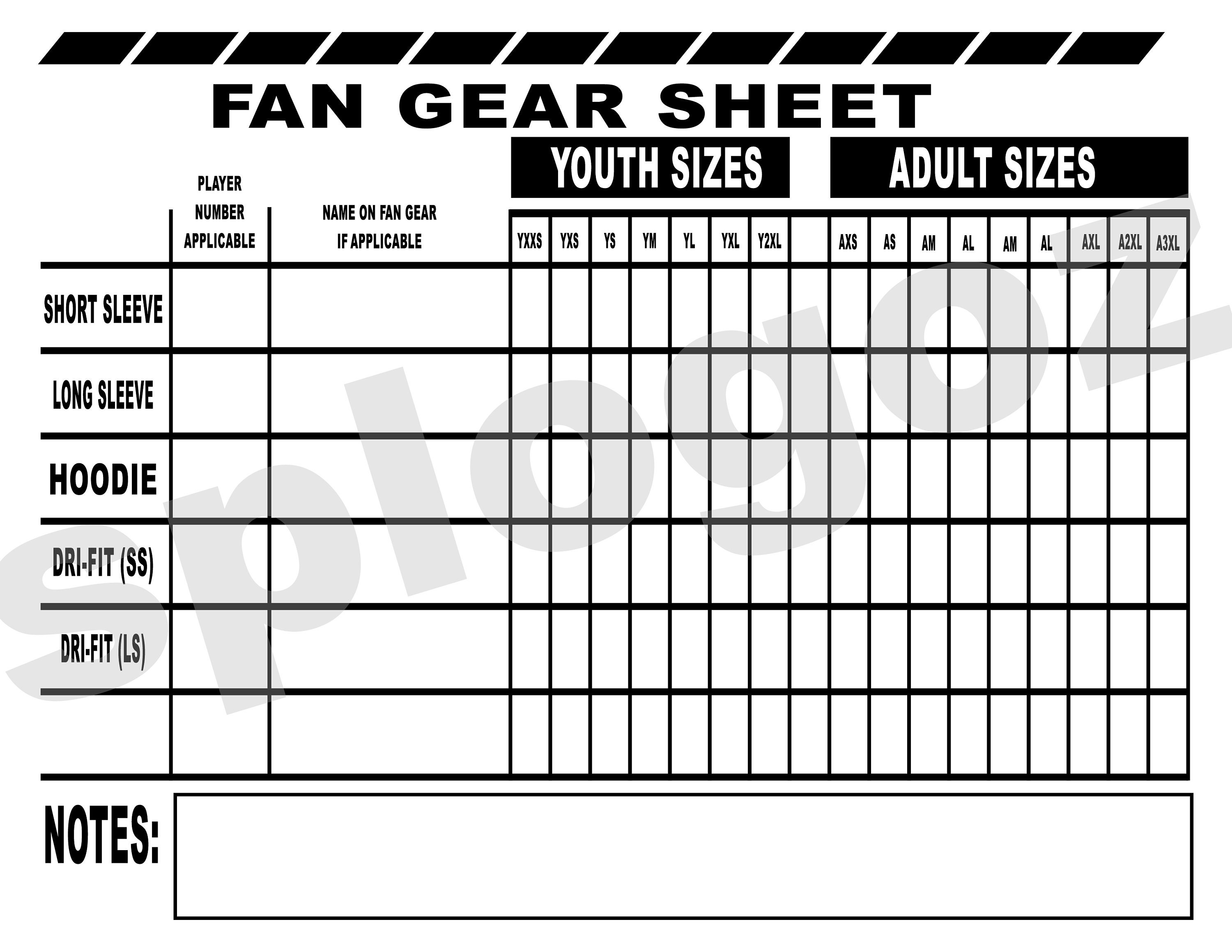 Sports Template, Sports Fans, Order Form Templates, Team Dad, Team Mom ...