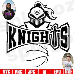 Cavaleiros de basquete svg, Cavaleiro de basquete svg, Cavaleiros de basquete png, Cavaleiros svg, Cavaleiro svg, Mascote dos cavaleiros svg, Projetos Cricut svg