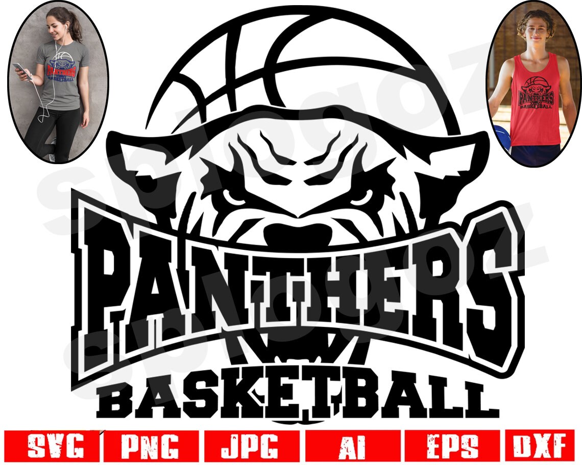 Panthers Basketball Svg Panther Basketball Svg Panthers Etsy