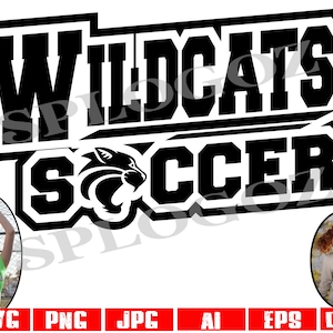 Wildkatzen Fußball-Svg, Wildkatzen-Fußball-Svg, Wildkatzen-Svg, Wildkatze-Svg-Sport, Digital Cut File, Schule Pride svg Cricut Silhouette, Fußball
