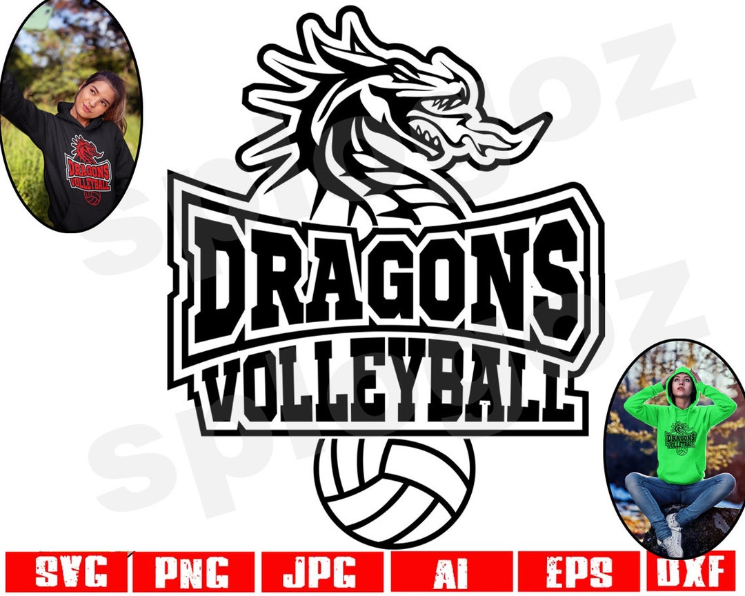 Dragons Volleyball Svg Dragon Volleyball Svg Dragons Volleyball Png
