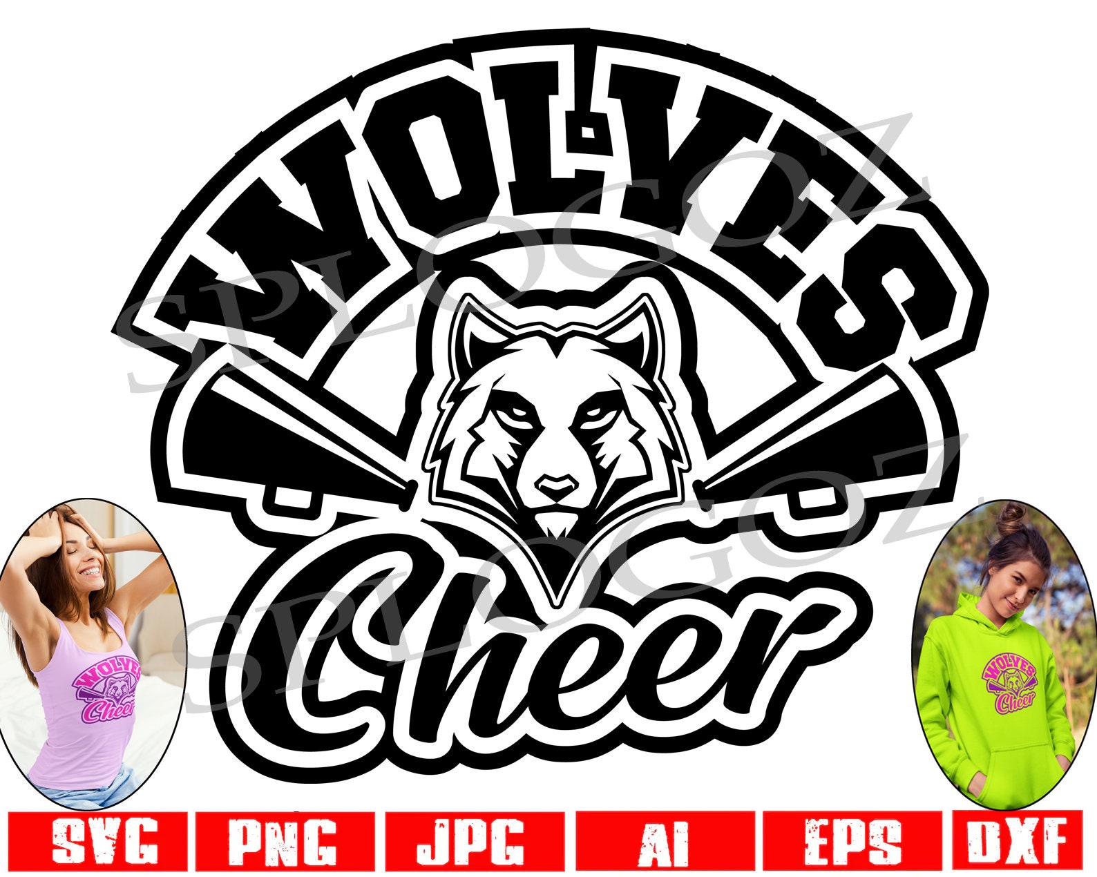 Wolves Cheerleading Svg Wolves Cheer Svg Wolves Cheerleading - Etsy Ireland