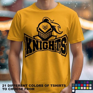 Knights Graphic T-Shirt Knights Design Tee Knights tshirt Knights school spirit shirt Knights school spirit Knights logo Knights t shirt