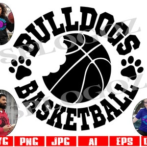 Bulldogs basketball svg, Bulldogs svg, Bulldog basketball svg, Bulldog svg, Cut File, SVG for Cricut or Silhouette sports svg png, team logo