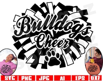 Bulldogs cheer svg Bulldog cheer svg Bulldogs cheerleading svg Bulldogs mascot svg  Bulldogs svg Bulldog svg Bulldogs mascot svg Bulldog png
