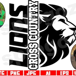 Ski de fond Lions svg
