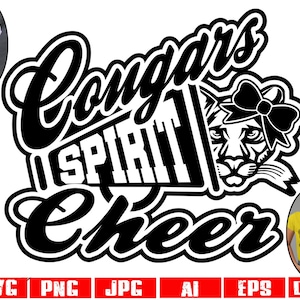 Cougars cheerleading svg Cougar cheerleading svg Cougars cheerleading png Cougars cheer svg Cougar cheer svg Cougars svg Cougar svg Cricut