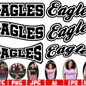 Eagles svg Eagles logo Eagle svg cricut Eagles font svg files for cricut Eagles design fonts Eagles lettering svg bundle letters designs