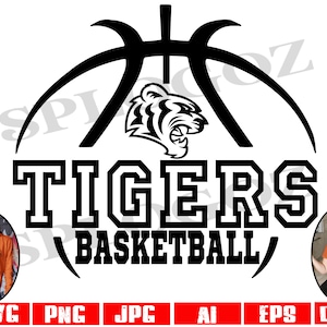 Tigers basketball svg, Tiger basketball svg, Tigers svg Tiger svg, Tigers png Digital Cut File School Pride Svg Cricut and Silhouette sports