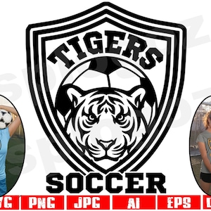 Tigers soccer svg Tiger soccer svg Tigers soccer png Tigers svg Tiger svg Tigers mascot svg Tigers soccer png Cricut projects Tigers soccer