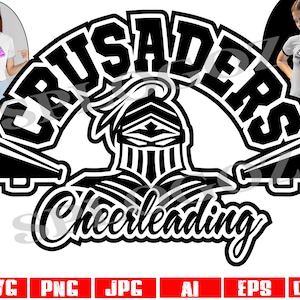 Crusader cheerleading svg, Crusaders cheerleading svg, Crusader svg, Crusaders svg, Crusaders cheerleading png, Crusader png Cricut designs