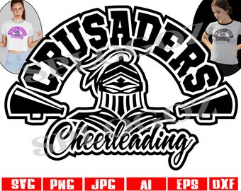 Crusader cheerleading svg, Crusaders cheerleading svg, Crusader svg, Crusaders svg, Crusaders cheerleading png, Crusader png Cricut designs