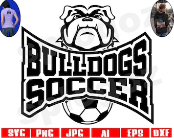 Bulldogs soccer svg Bulldog soccer svg Bulldogs soccer png Bulldogs svg Bulldog svg Bulldogs mascot svg Cricut svg Silhouette cameo svg file
