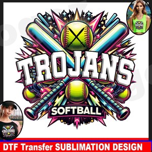 Trojan softball png, Trojans sublimation mascot, Trojan png, Trojans transfer, dxf, png, PNG for Cricut or Silhouette, DTF transfer png