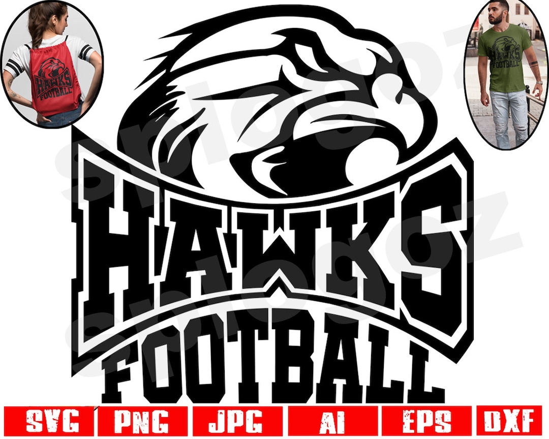 Hawks Football Svg Hawk Football Svg Hawks Football Png Hawks Svg Hawk