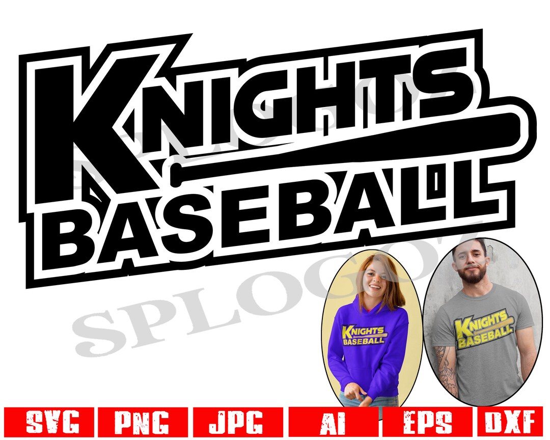 Knights Svg, Knight Svg Mascot, Knights Baseball Svg, Knight Baseball