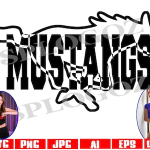 Mustangs svg, Mustang svg, Mustangs png, Mustang png, Mustangs logo, Mustangs logo png, Cricut files, Mustangs school spirt shirt, Mustangs