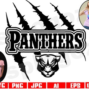Panthers svg Panther svg Panthers png Panther png Panther svg file Panther mascot svg Panther school svg Cricut projects Cricut design svg