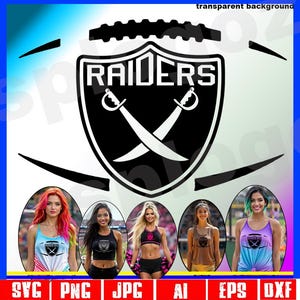Raiders futebol svg Raider futebol svg Raiders futebol png Raiders futebol logotipo Raiders svg Raiders svg Raiders escola svg Projeto Cricut