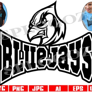 Bluejays svg, Bluejay svg , Bluejays png , Bluejays sports logo, Digital Cut File, School Pride Svg for Cricut and Silhouette sports jerseys
