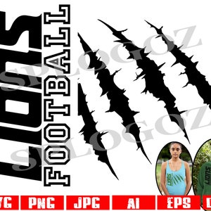 Lions svg, Lion svg, Lions football svg, Lion football svg, Lions scratches svg, Lions logo svg Cricut Silhouette svg sports lions scratch