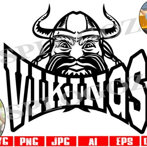 Vikings svg, Viking svg, Vikings png, SVG Cut File, SVG for Cricut or Silhouette, School Spirit svg, jerseys, Viking cut file svg mascot
