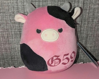 Custom mini 5" G59 'Diamond Girl'-pluche, babyroze glitter