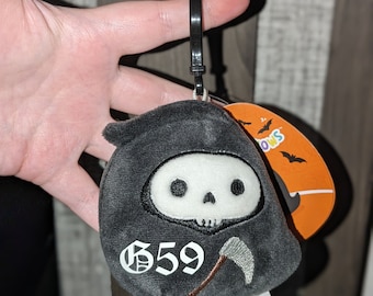 Custom Clip-on, G59 reaper plush 3.5", glow