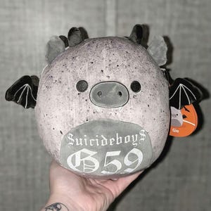 Custom Suicideboys G59 gargoyle plush, reflective
