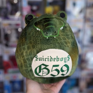 Custom 8" G59 gator plush