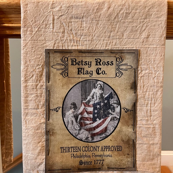 Americana  28x28 Flour Sack Towel