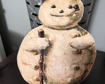 Primitive Old Time Snowman